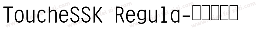ToucheSSK Regula字体转换
